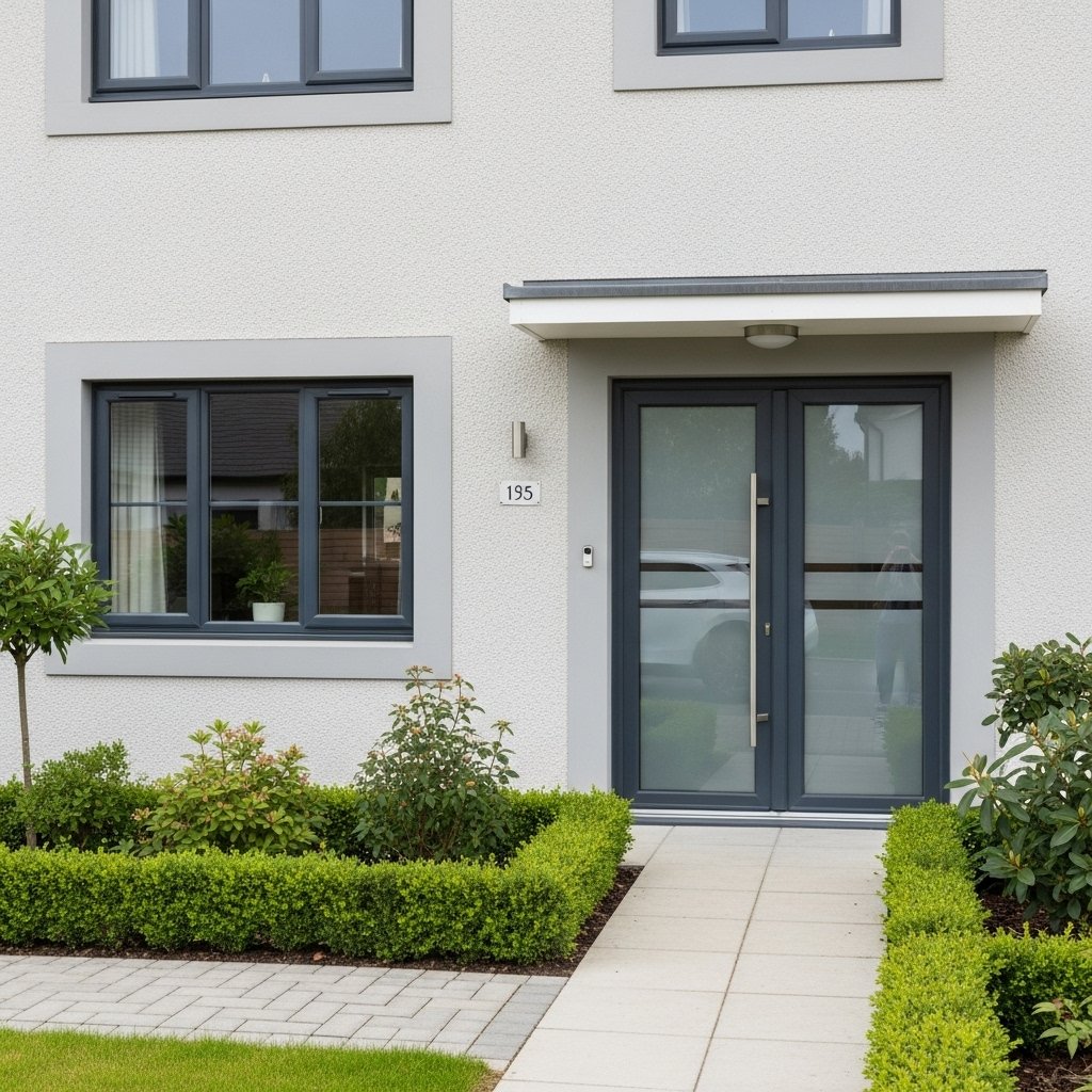 Detached home with new double glazed windows